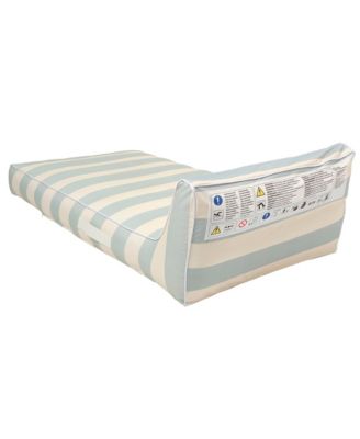 Luxe Lie-On Lounger: Lazy Days - Blue Stripe