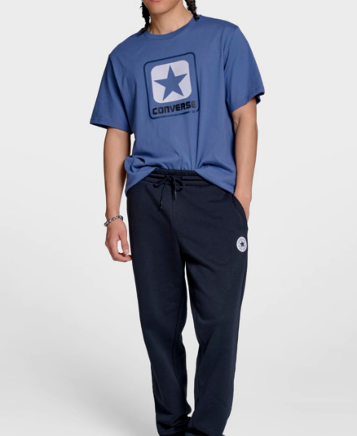 Converse Men's Standard Fit Core Chuck Jogger Pants In Black