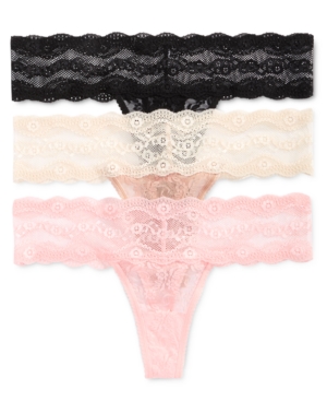UPC 719544520393 product image for b.tempt'd by Wacoal Lace Kiss Thong 3-Pack 976282 | upcitemdb.com
