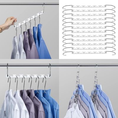 Magic Hangers Space Saving Clothing Organizer Metal 12 Pack