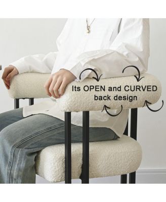 3-Piece Dining Set – 35" Round Table with 2 Armrest Chairs, Compact Space-Saving Furniture for Modern Kitchen Nooks