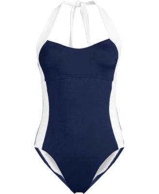 Women's Halter Cut Out High Leg One Piece Swimsuit