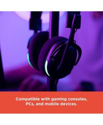 Gaming with 40 mm High-Fidelity Audio, Dual 3.5 mm & USB-A Plugs, RGB Lights, Maximum 100 dB Sensitivity 3304406 Headphones