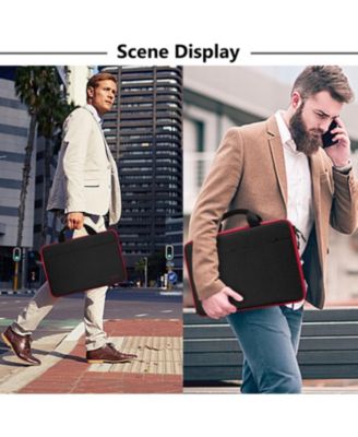 Laptop Sleeve 13-14" Case Briefcase Compatible with MacBook Pro M4/M3/M2/M1 All Model of 13.3"Mac Air/Pro, XPS 13 14, Most Popular 13"-14" Notebooks