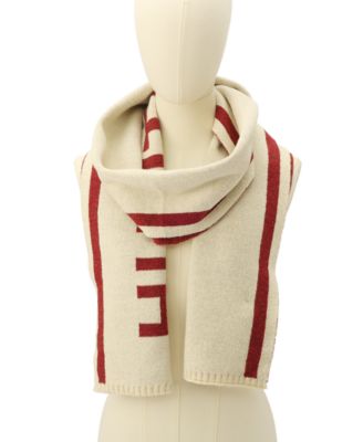 Metallic Rib Logo Scarf