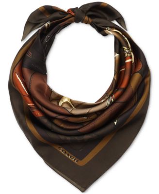 Stacked Handbag Printed Silk Scarf