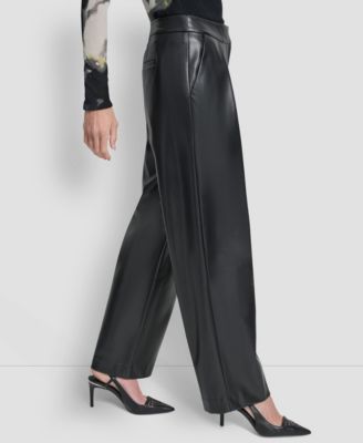 Women's Wide Leg Pleat Front Pant