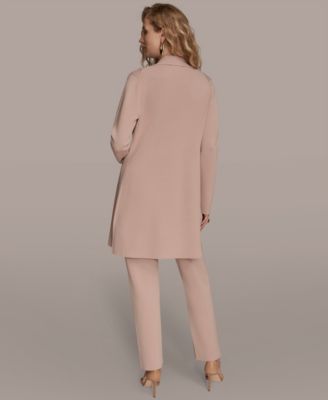 Women's One-Button Long Blazer