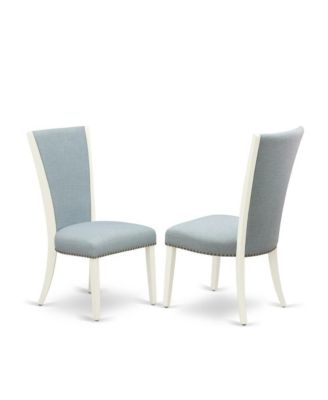 5-Piece Solid Wood Dining Set with Square Table and 4 Upholstered Chairs