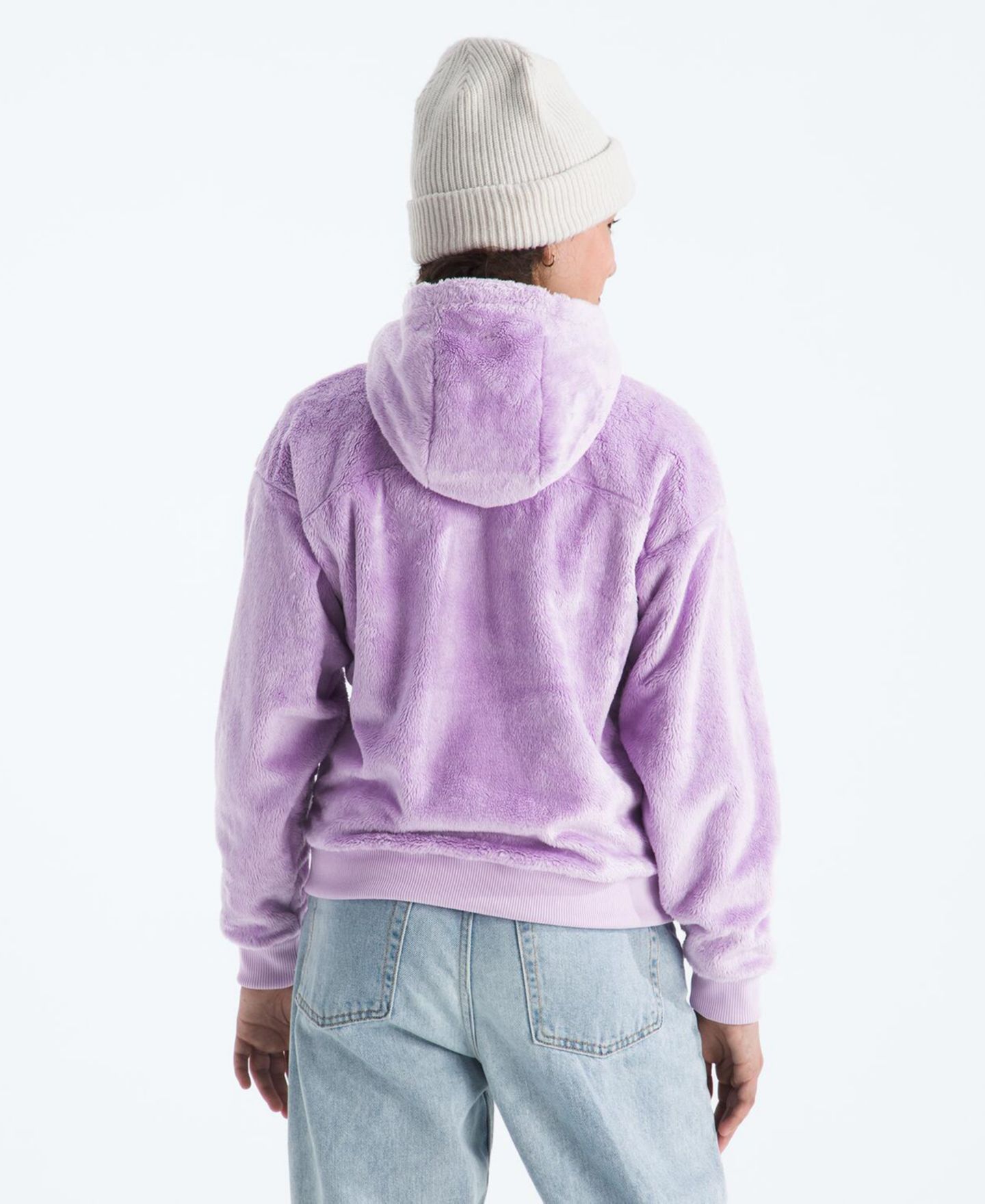 Худи The North Face Osito Full Zip для девочек, цвет: Сиреневый — фото 3