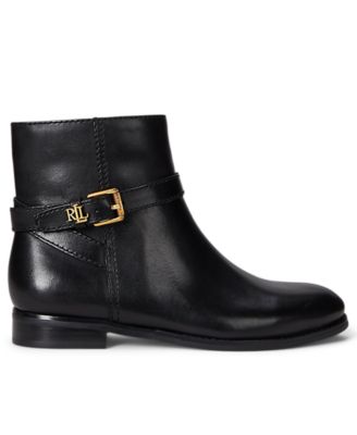 Women's Brooke II Stacked Leather Heel Booties