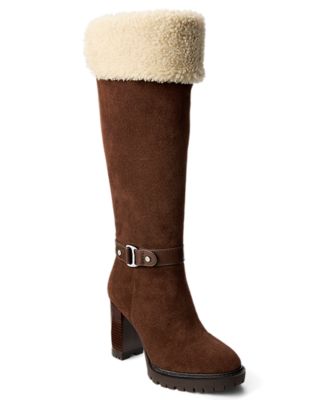 Women's Tasha Suede & Shearling Tall Heel Boot