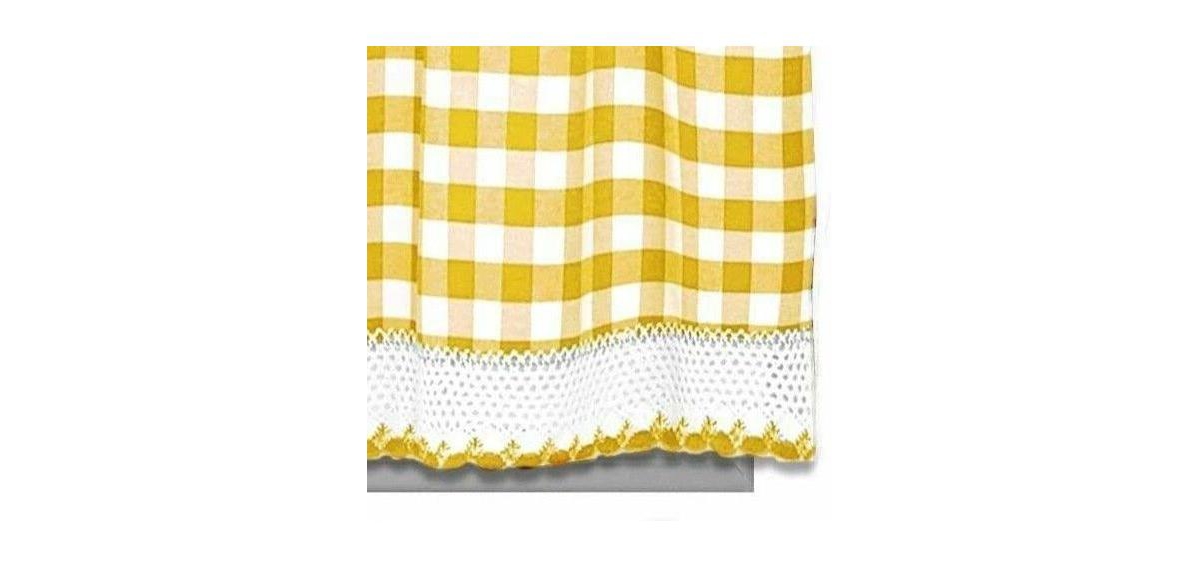 GoodGram Buffalo Check Gingham Custom Window Curtain Treatments