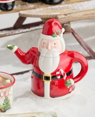 Nutcracker Parade 3-D Santa Teapot