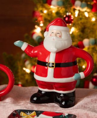 Christmas Whimsy Santa 3-D Teapot