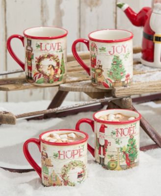 Nutcracker Parade Mugs, Set of 4