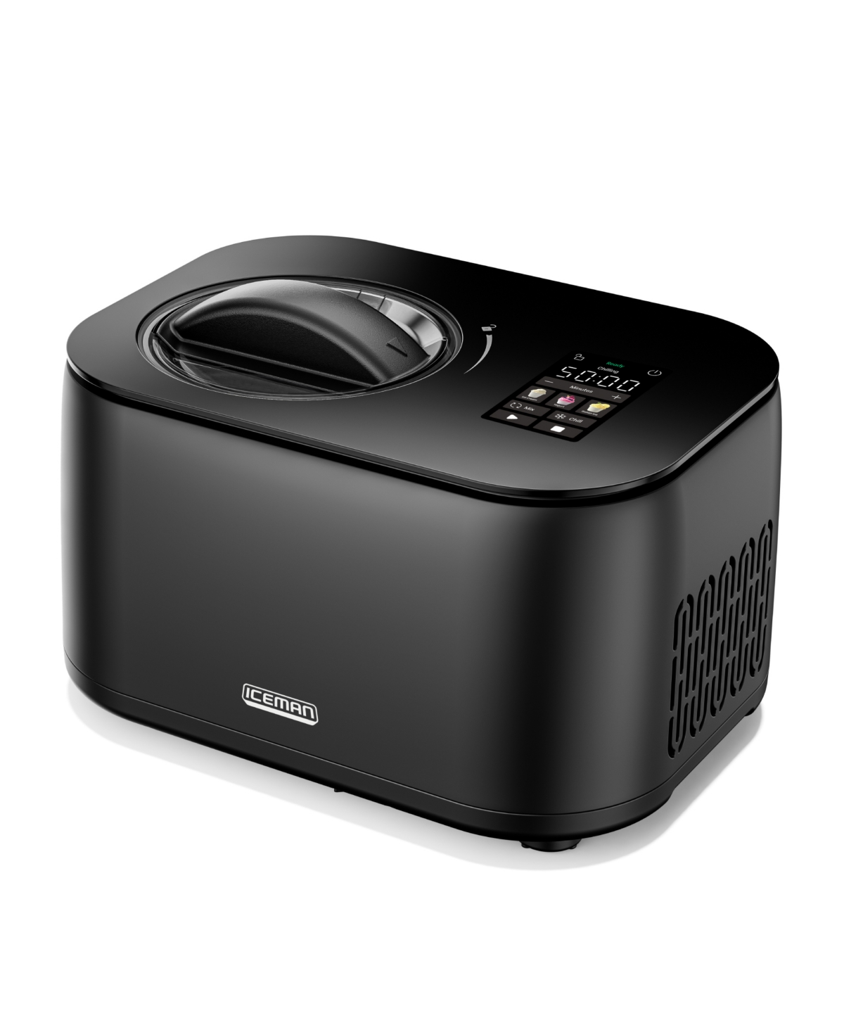 Chefman Iceman Trio Ice Cream Maker In Black