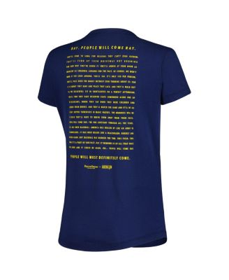 Women's Navy Field of Dreams People Will Come T-Shirt
