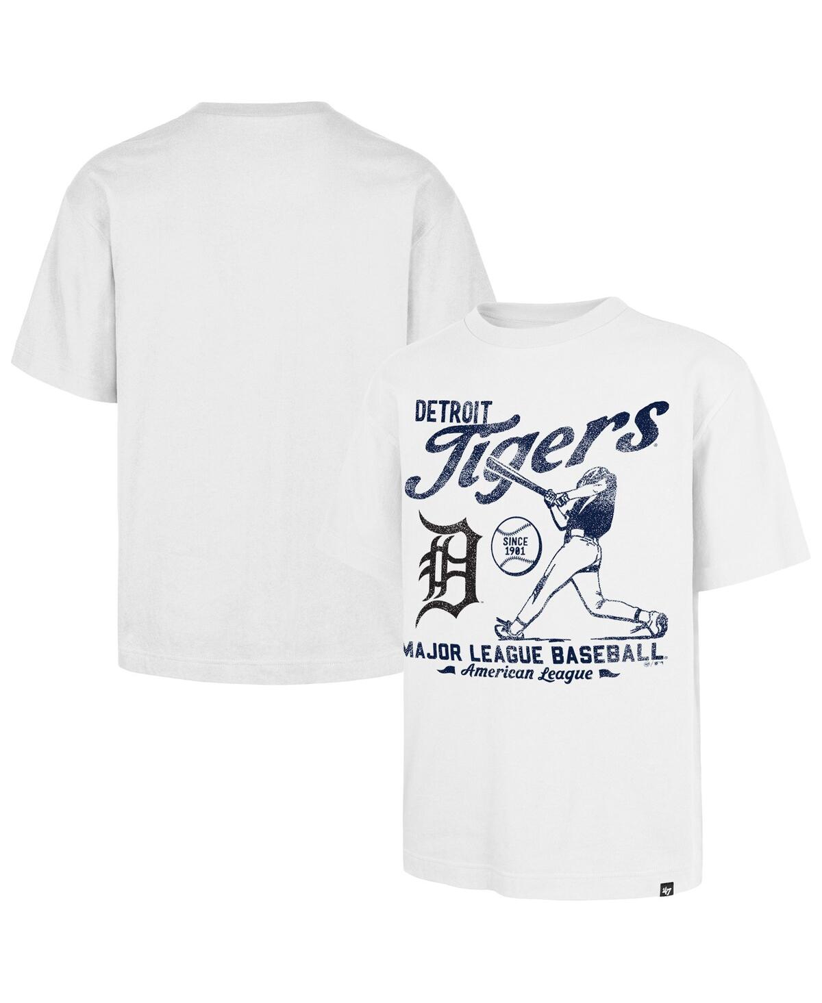 47 Brand Men's White Detroit Tigers Regional Batter Foundation T-shirt In White