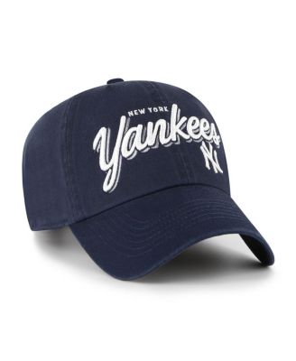 Women's Navy New York Yankees Ariana Clean Up Adjustable Hat