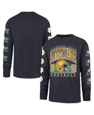 '47 Brand - Men's Navy Notre Dame Fighting Irish Go Big Long Sleeve T-Shirt