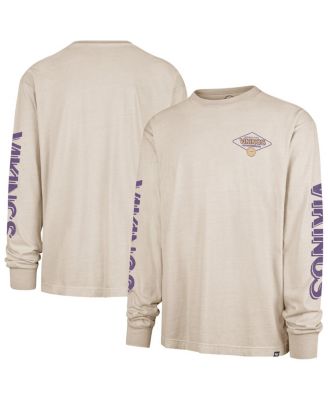 '47 Brand - Men's Tan Minnesota Vikings Cairn Ravine Foundation Long Sleeve T-Shirt