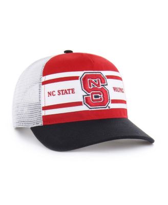 Big Boys and Girls Red/Black NC State Wolfpack Super Stripe Hitch Adjustable Trucker Hat