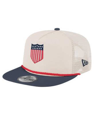 New Era - Men's Cream USMNT 1913 Retro Golfer Snapback Hat