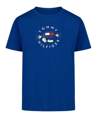 Tommy Hilfiger Toddler and Little Boys Crewneck T-Shirt - Blue Iolite 5$
