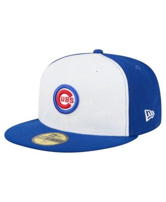New Era - Men's White/Royal Chicago Cubs Repeat 59FIFTY Fitted Hat