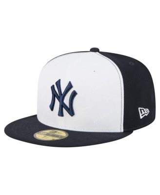 New Era - Men's White/Navy New York Yankees Repeat 59FIFTY Fitted Hat