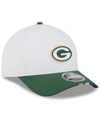 Big Boys and Girls White/Green Green Bay Packers 2025 NFL Training Camp A-Frame 9FORTY Adjustable Hat