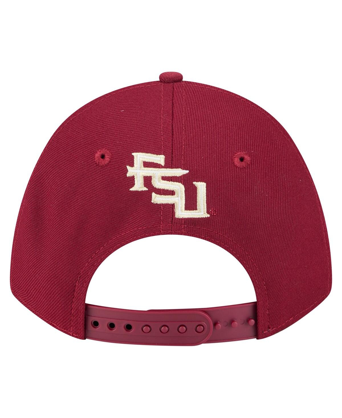 New Era Men's Garnet Florida State Seminoles Team Collective 9forty M-crown Adjustable Hat In Burgundy