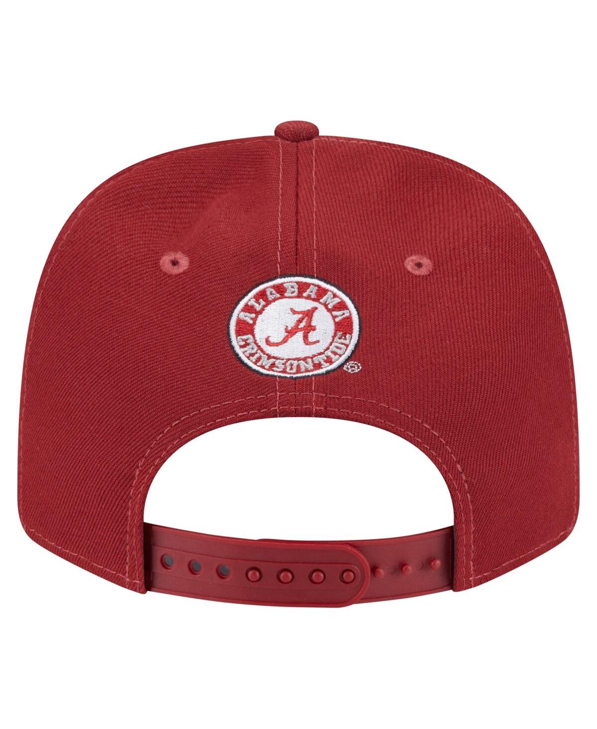 New Era Men's Crimson Alabama Crimson Tide Team Collective 9seventy Stretch-snap Adjustable Hat In Red