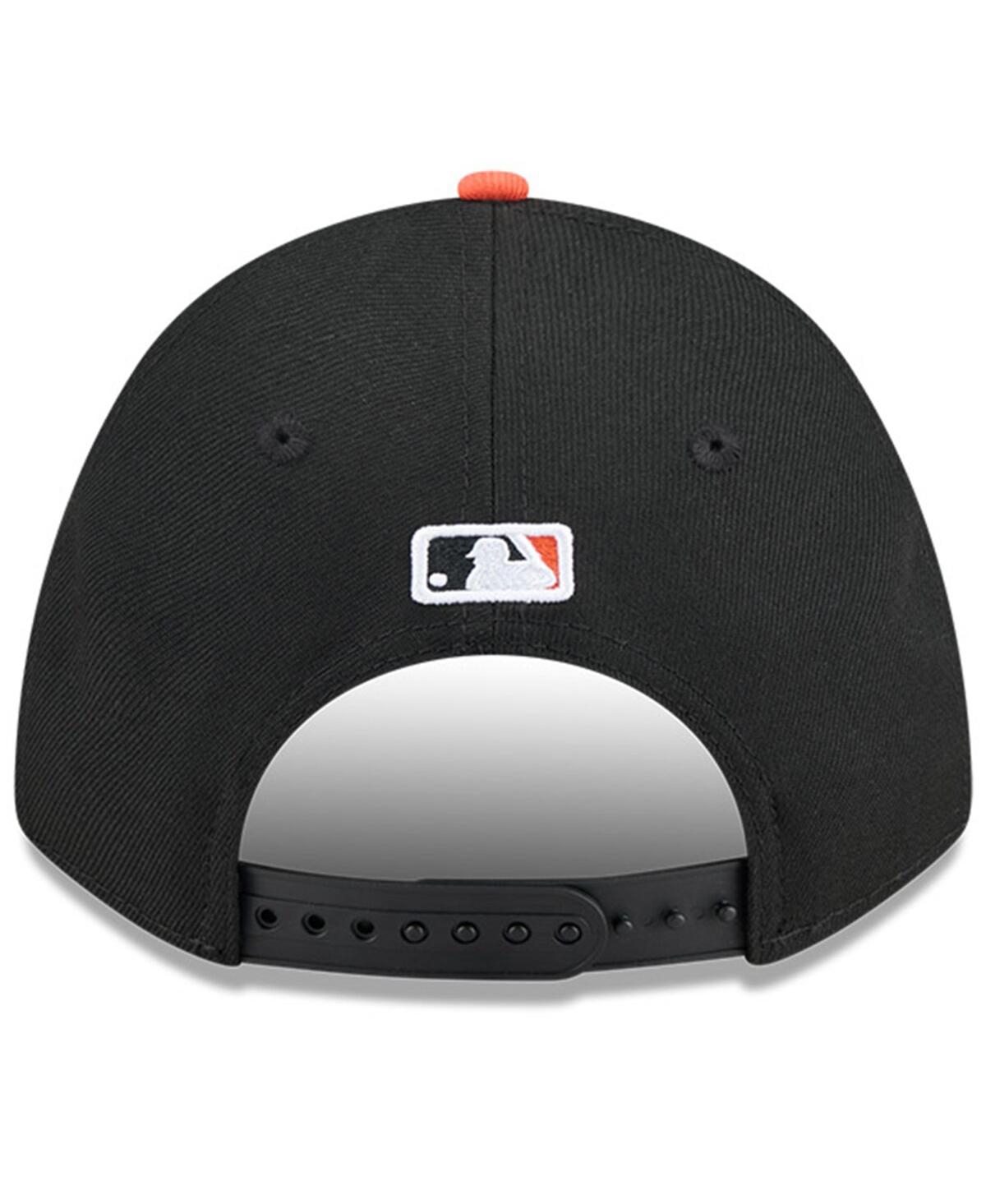 New Era Men's Black San Francisco Giants Baseball Hall Of Fame 9forty M-crown Adjustable Hat In Black