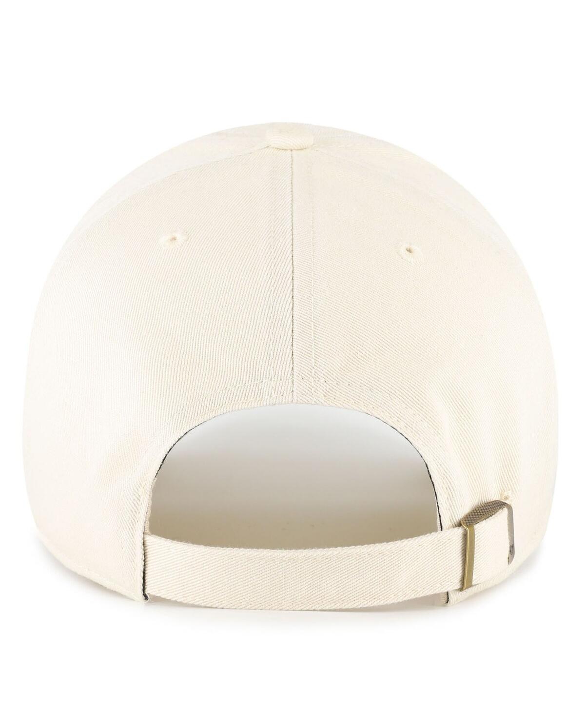 47 Brand Men's Sand Illinois Fighting Illini Vault Clean Up Adjustable Hat In Sand