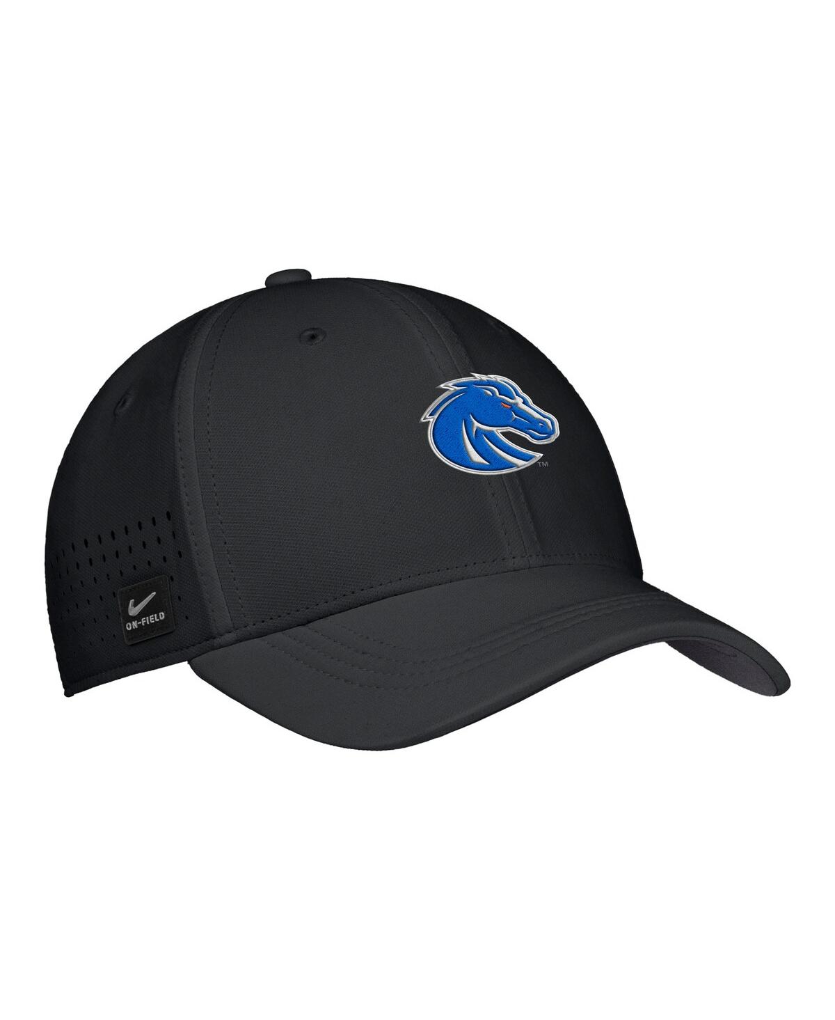 Nike Men's Black Boise State Broncos 2025â On-field Performance Flex Hat In Black