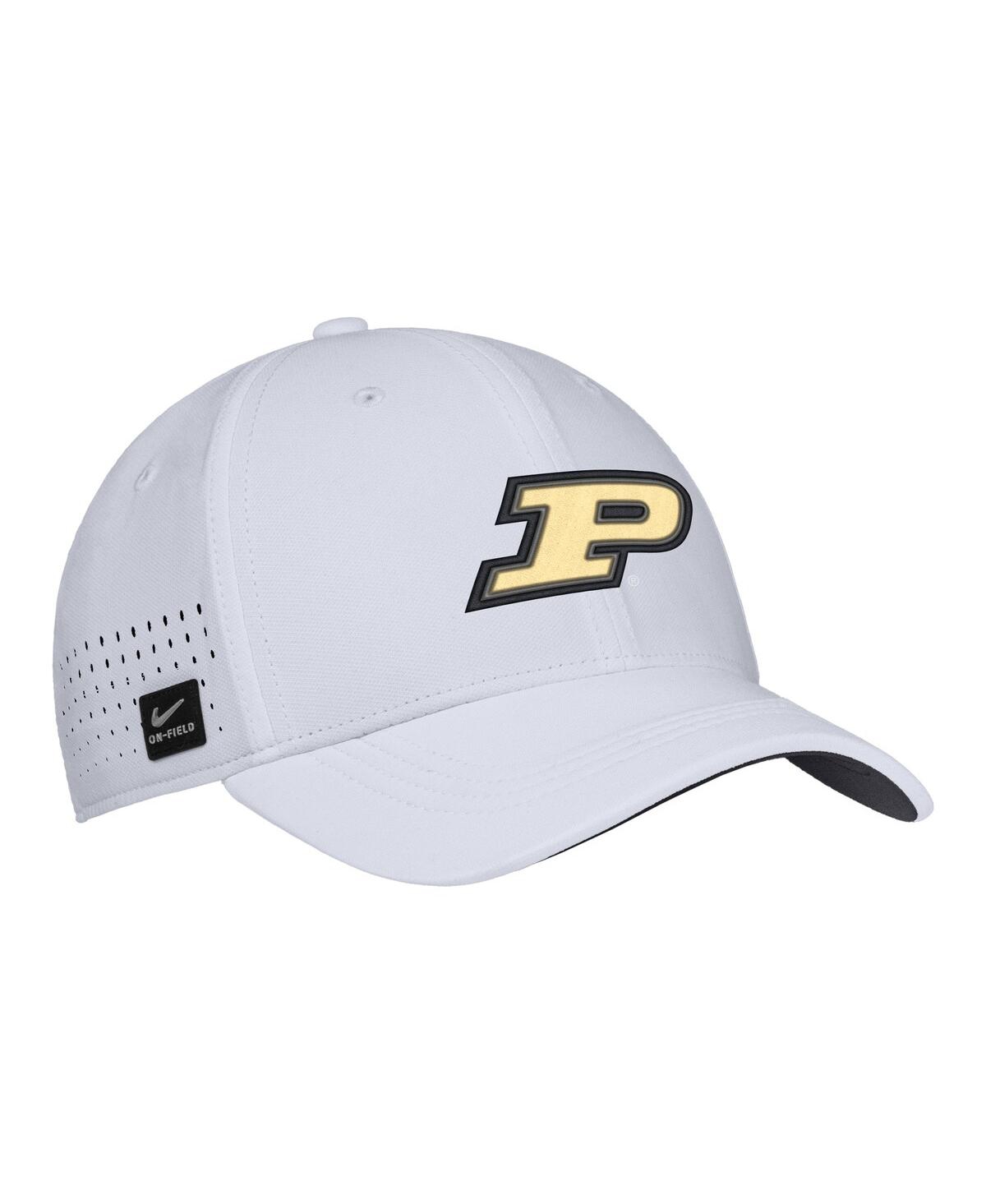Nike Men's White Purdue Boilermakers 2025â On-field Performance Flex Hat In White