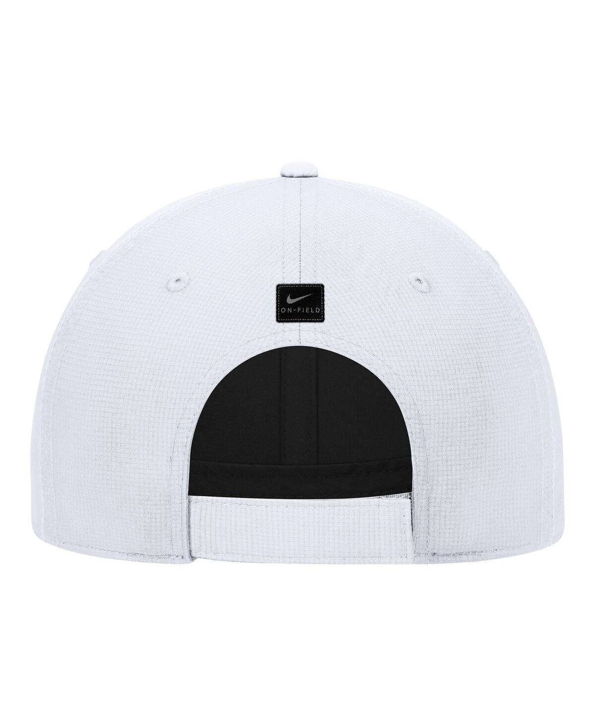 Nike Men's White Pitt Panthers 2025 On-field Club Performance Adjustable Hat In White