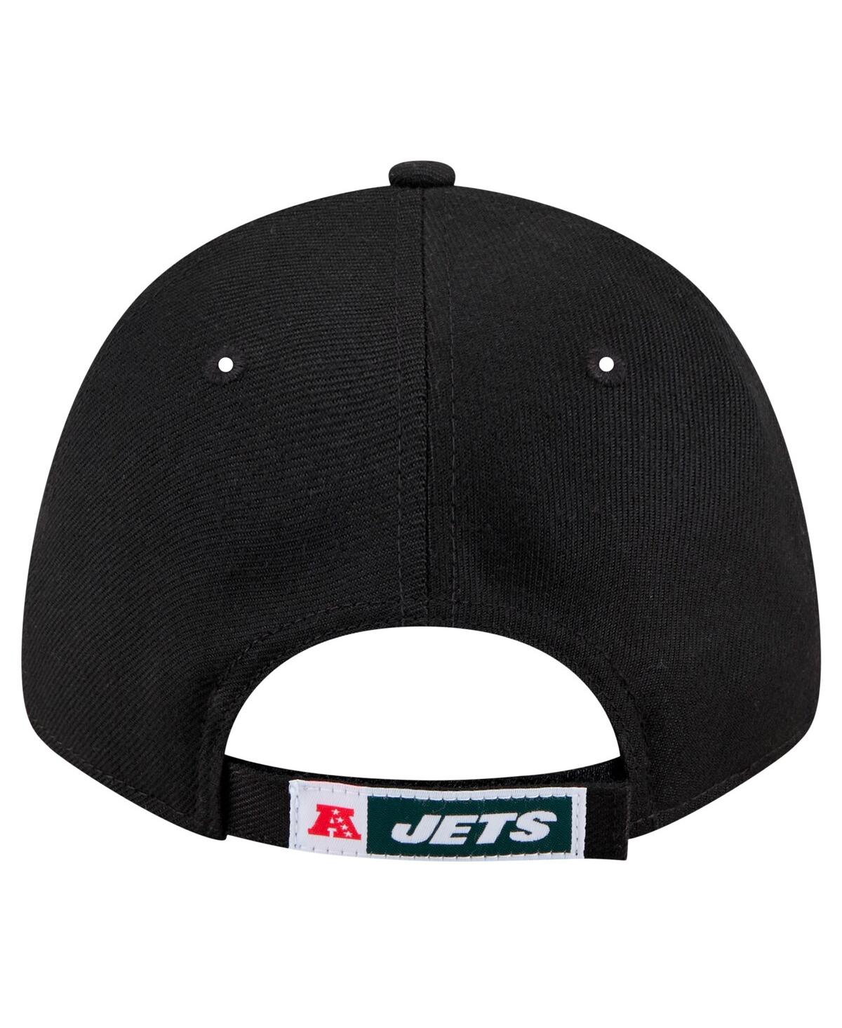 New Era Men's Black New York Jets The League 9forty Adjustable Hat In Black