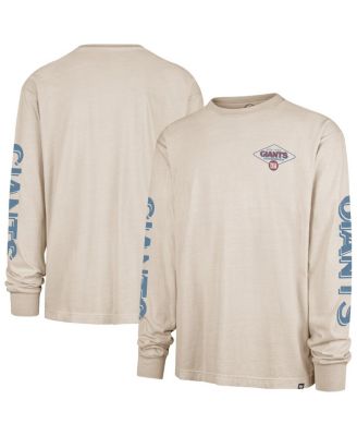 '47 Brand - Men's Cream New York Giants Cairn Ravine Foundation Long Sleeve T-Shirt