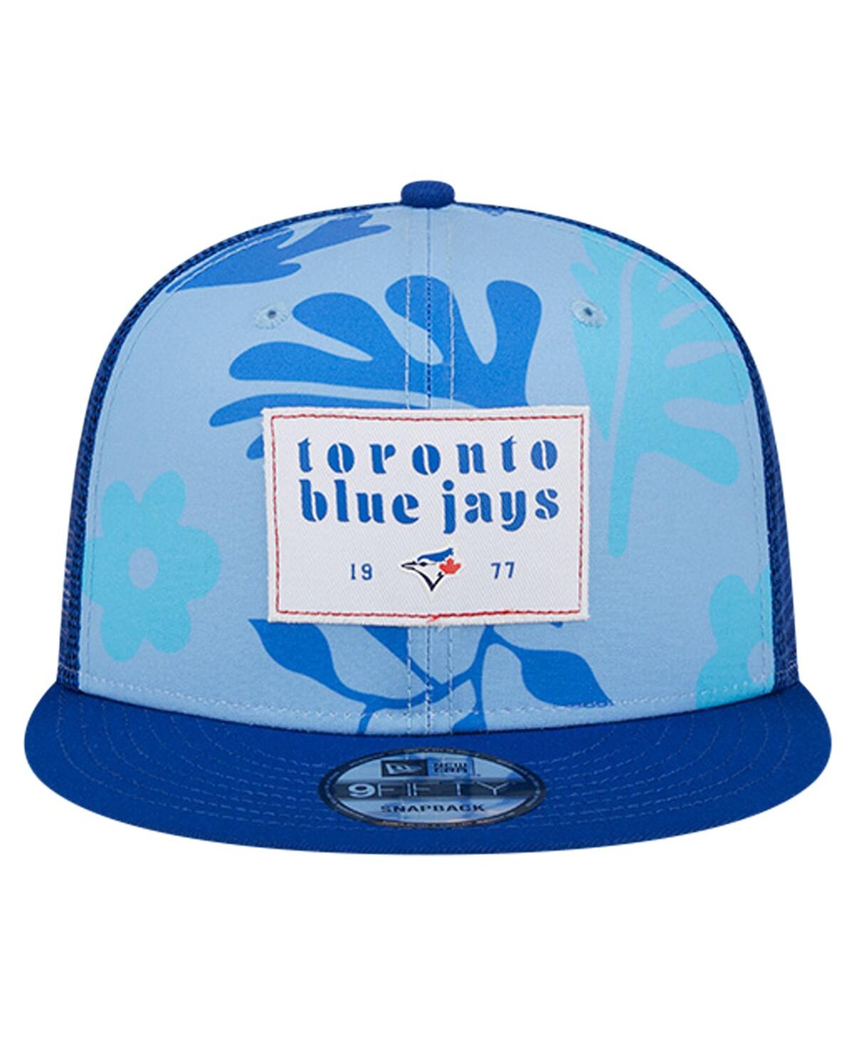 New Era Men's Royal Toronto Blue Jays Bikini Bottom Trucker 9fifty Snapback Hat In Blue