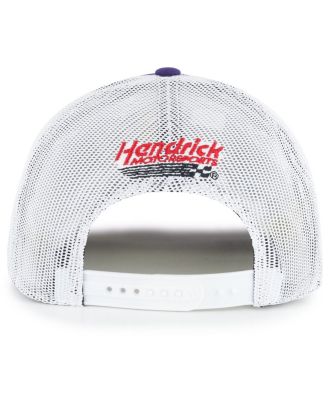 Men's Purple Alex Bowman Trucker Adjustable Hat