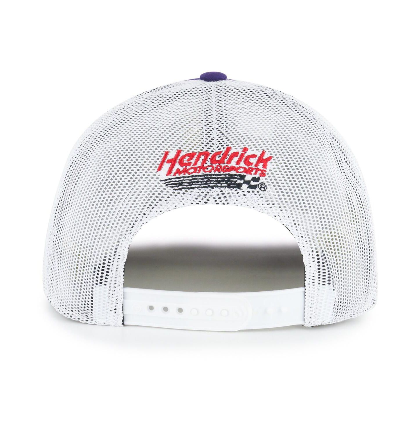 Мужская кепка '47 Brand Purple Alex Bowman Trucker Adjustable Hat — фото 2
