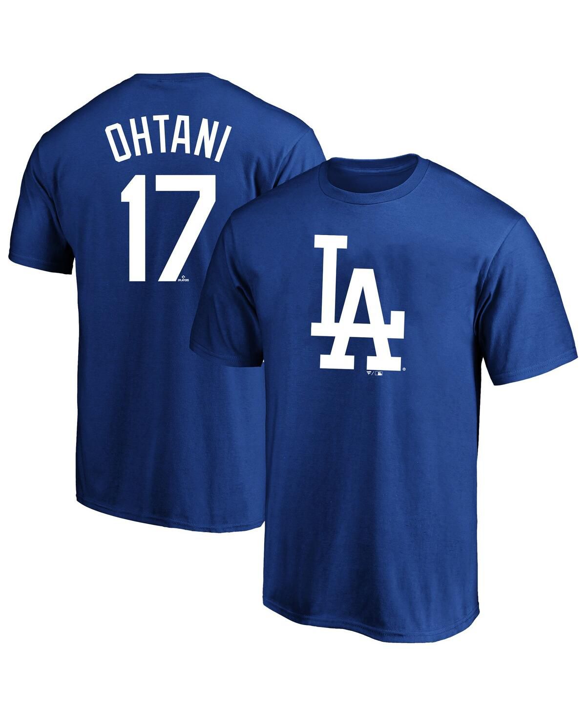 Мужская футболка Shohei Ohtani Royal Los Angeles Dodgers Big Tall с именным номером