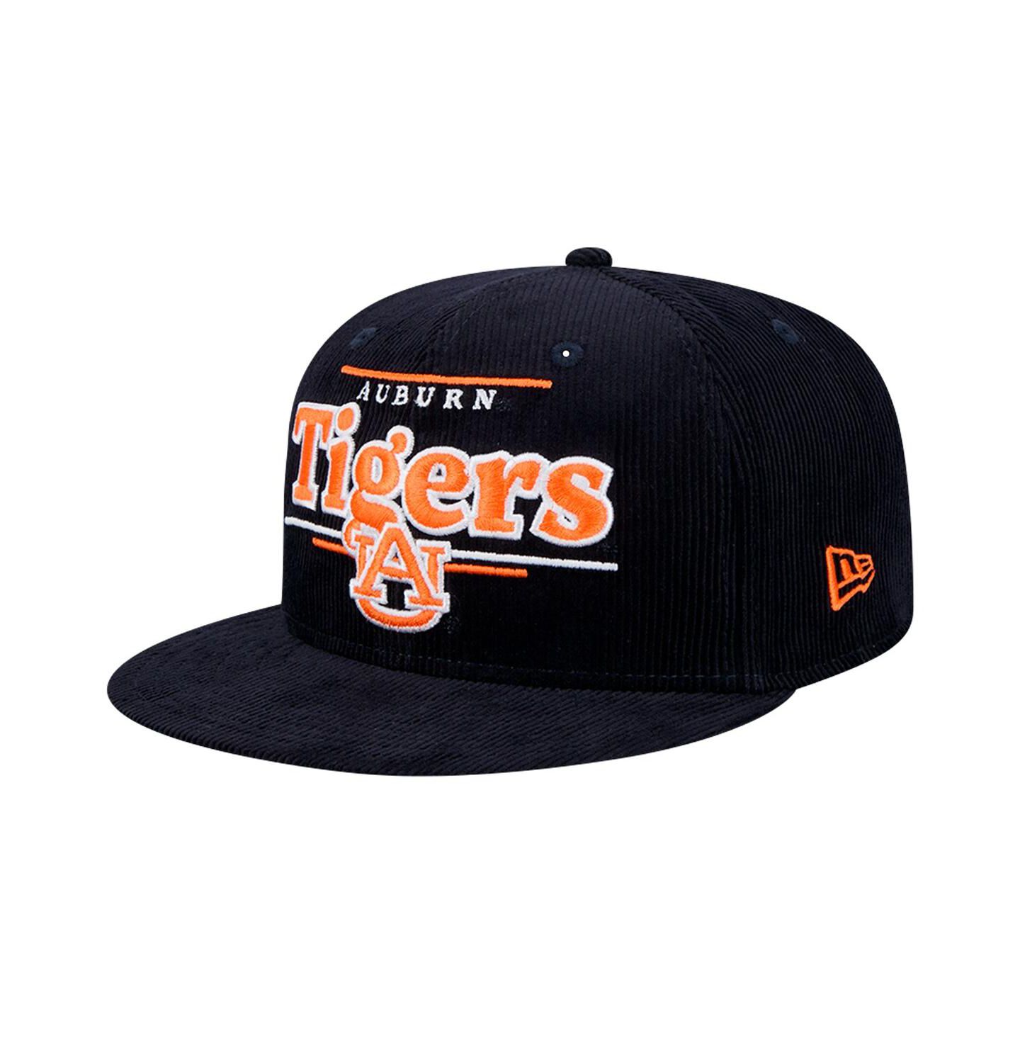 Мужская кепка New Era Navy Auburn Tigers Display 9FIFTY Snapback Hat — фото 1