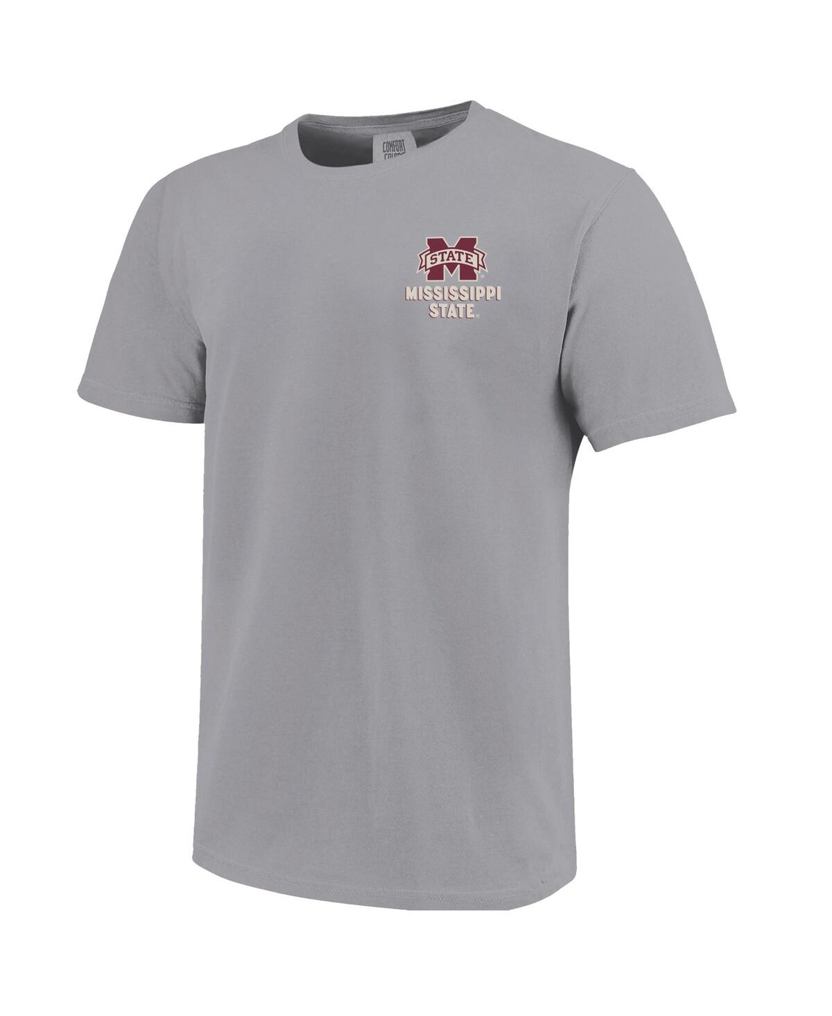 Image One Big Boys And Girls Gray Mississippi State Bulldogs Local Campus Scene T-shirt In Gray