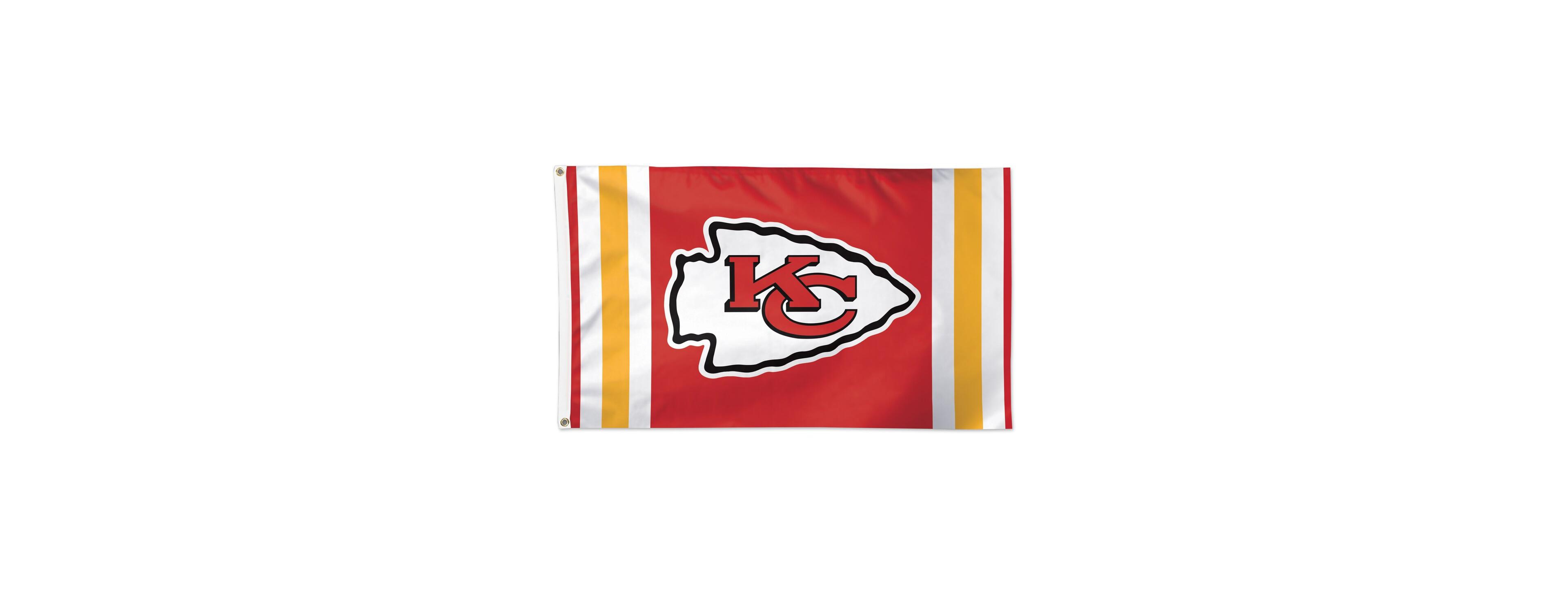 Wincraft Kansas City Chiefs 3' x 5' Vertical Stripes Deluxe Single-Sided Flag