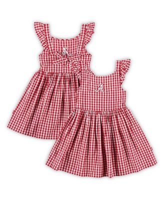Garb - Girls Toddler Crimson Alabama Crimson Tide Constance Gingham Dress