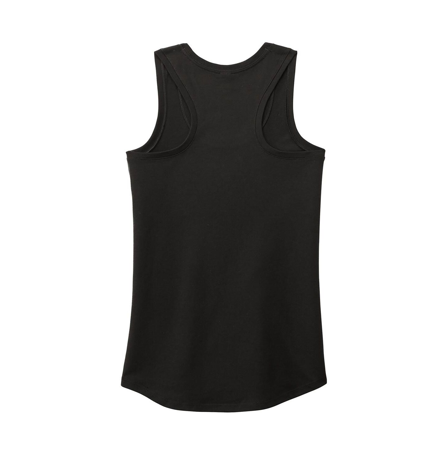 Женский топ 23xi Racing Black Bubba Wallace Racer Back Tri-Blend — фото 2